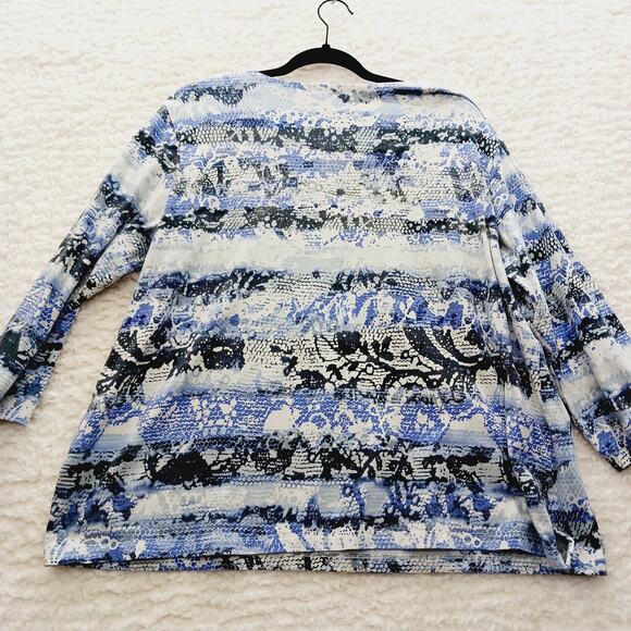 T-Shirt Size XL Blue Jewels Vacation Office Minimalist Resort Soft Girl Whimsy - Picture 3 of 16